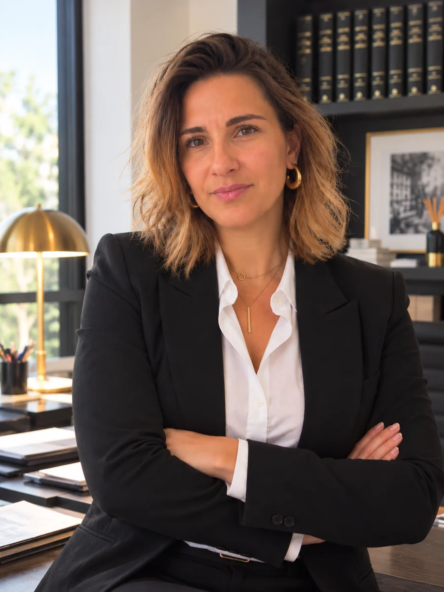 Portrait professionnel de Fanny Ohannessian, avocate au Barreau d’Aix-en-Provence